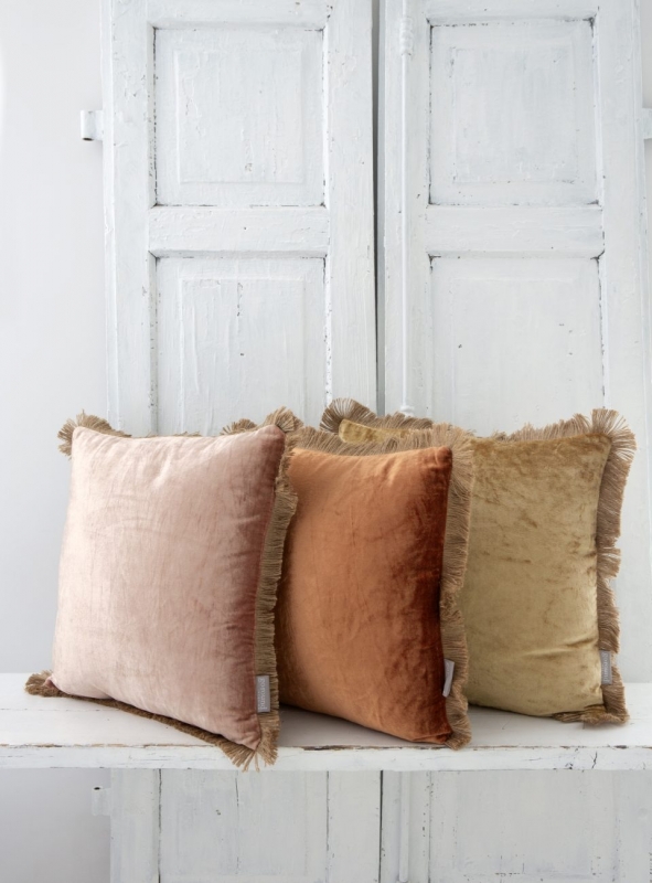 morfine Patois hoop Kussen Viscose Velvet Gold - Goround Interior
